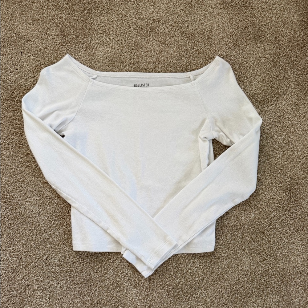 Hollister Boatneck White Top